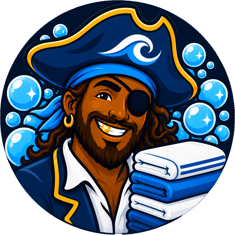 Fresh Pirate Laundry Logo